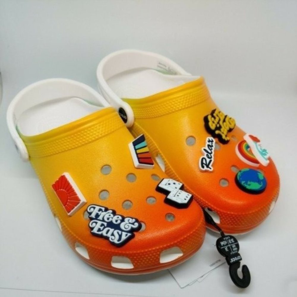 Free & Easy x Crocs Multicolor Clog M6/W8